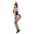 Cottelli Bunny - skinnende, sexet kaninkostume (5 dele) - M