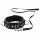 Bad Kitty - Spiked, Studded Collar with Leash (Black)