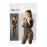 NO:XQSE - Blomstret kattesuit - sort (S-L)