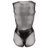 Cottelli - strålende net-bodysuit (sort) - M