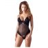 Cottelli - Fløjlsblød og alsidig bodysuit (sort) - 85C/L