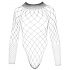 NO:XQSE - langærmet fishnet body - sort (S-L)