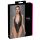 Cottelli Party - dybt udskåret bodystocking (sort) - M