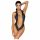 Cottelli Party - superdyb udskæring bodystocking (sort) - M/L