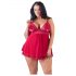 Cottelli Plus Size - Blonde, Let Babydoll (Rød) - XL