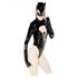 Black Velvet - Langærmet Batwoman-body (sort) - M