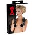 LATEX - korte, unisex handsker (sort) - M