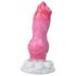 Buldog hundepenis dildo - 17 cm (pink)