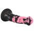 Bad Horse - 18cm silikone dildo - sort/pink