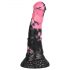 Bad Horse - 18cm silikone dildo - sort/pink