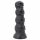 Hævner: kranie dildo - 22 cm (sort)