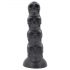 Hævner: kranie dildo - 22 cm (sort)