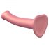 Strap-on-me Metallisk Glans M - hudvenlig dildo (metal rosa)