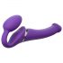 Strap-on-me M - trådløs strap-on vibrator (lilla)