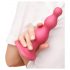 Strap-on-me Beads S - perledildo med fod (pink)