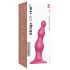 Strap-on-me Perler M - perlet dildo med fod (pink)