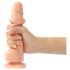 Strap-On-Me S - Realistisk, dobbeltlag natur-dildo med fod