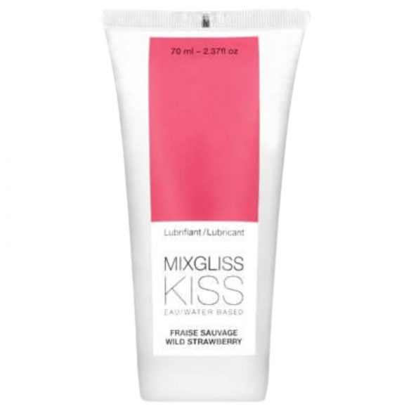 Mixgliss Kiss Wild - Vandbaseret glidecreme - jordbær (70ml)