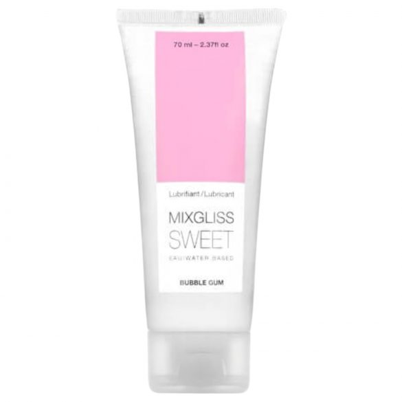 Mixgliss Sweet Bubble Gum - Vandbaseret glidecreme (70ml)