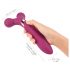 Love to Love Fireball - genopladelig 2i1 massager vibrator (rød)