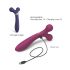 Love to Love Fireball - genopladelig 2i1 massager vibrator (rød)