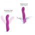 Love to Love Swap - opladelig, pulserende G-punkt vibrator (lilla)