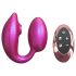 Wonderlover - G-punkt-vibrator med klitorisstimulator (metal pink)