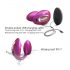 Wonderlover - G-punkt-vibrator med klitorisstimulator (metal pink)