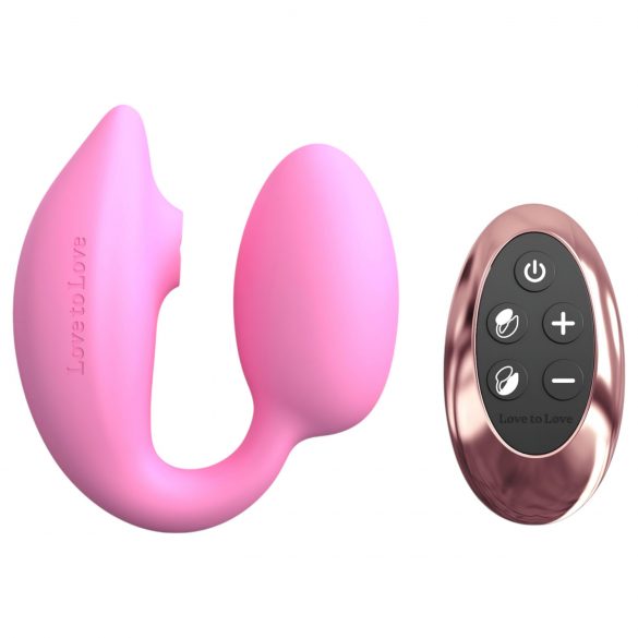 Love to Love Wonderlover - G-punkt og klitorisvibrator (pink)