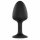 Dorcel Geisha Plug Diamond M - sort anal plug med hvid sten (sort)