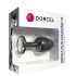 Dorcel Geisha Plug Diamond M - sort anal plug med hvid sten (sort)