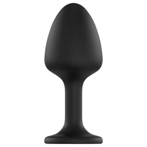 Dorcel Geisha Plug Diamond XL - sort anal plug med hvid sten