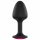 Dorcel Geisha Ruby XL - Sort analplug med rosa sten