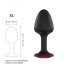 Dorcel Geisha Ruby XL - Sort analplug med rosa sten