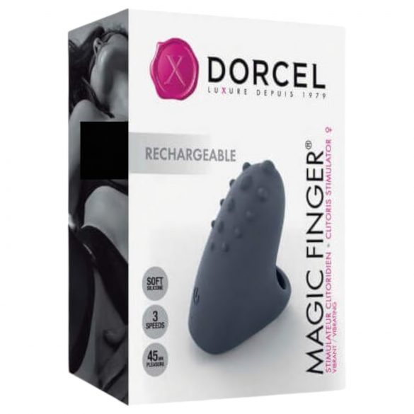 Dorcel Magic Finger - opladelig finger vibrator (grå)