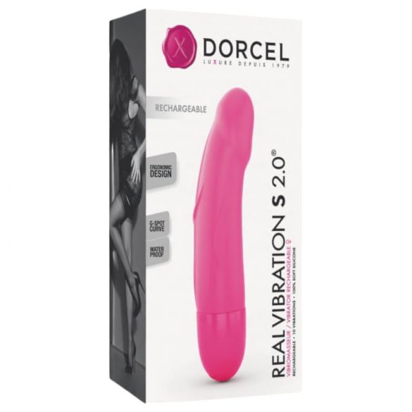 Dorcel Real Vibration S 2.0 - Genopladelig vibrator (pink)