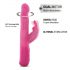 Dorcel Baby Rabbit 2.0 - genopladelig vibrator med klitorisstimulator (pink)