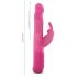 Dorcel Baby Rabbit 2.0 - genopladelig vibrator med klitorisstimulator (pink)