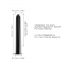 Dorcel Black Muse 2.0 - Genopladelig Stavvibrator (Sort)