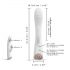 Dorcel Flexi Rabbit - varm klitorisvibrator (hvid)