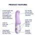 Satisfyer Charming Smile - vandtæt, genopladelig G-punktsvibrator (lilla)