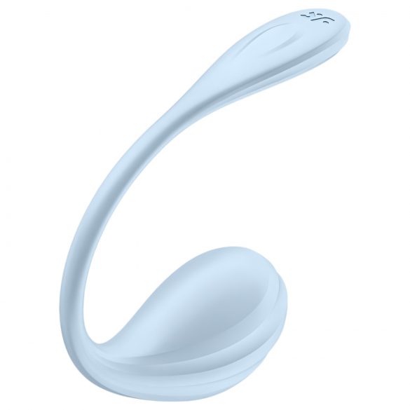 Satisfyer Smooth Petal - smart vibrator (blå)