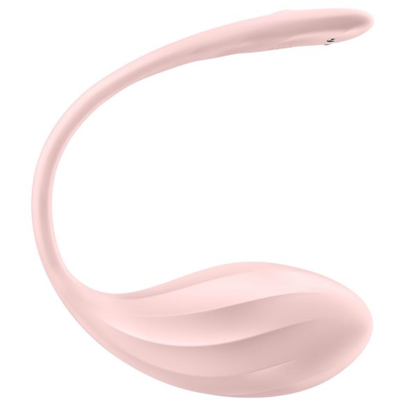 Satisfyer Ribbed Petal - trådløst vibrerende æg (pink)