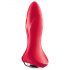 Satisfyer Rotator Plug 1 - genopladelig perlevibrator (rød)