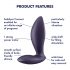 Satisfyer Power Plug - smart anal vibrator (lilla)