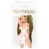 Penthouse Sweet Beast - hvid rosen-babydoll sæt