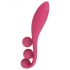 Satisfyer Tri Ball 1 - genopladelig multifunktionsvibrator (rød)