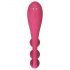 Satisfyer Tri Ball 1 - genopladelig multifunktionsvibrator (rød)