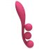 Satisfyer Tri Ball 1 - genopladelig multifunktionsvibrator (rød)