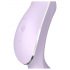 Satisfyer Curvy Trinity 2 - luftvibrator og dildo (lilla)